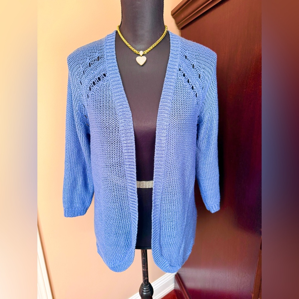 H&M Periwinkle Knit Cardigan - Picture 3 of 10